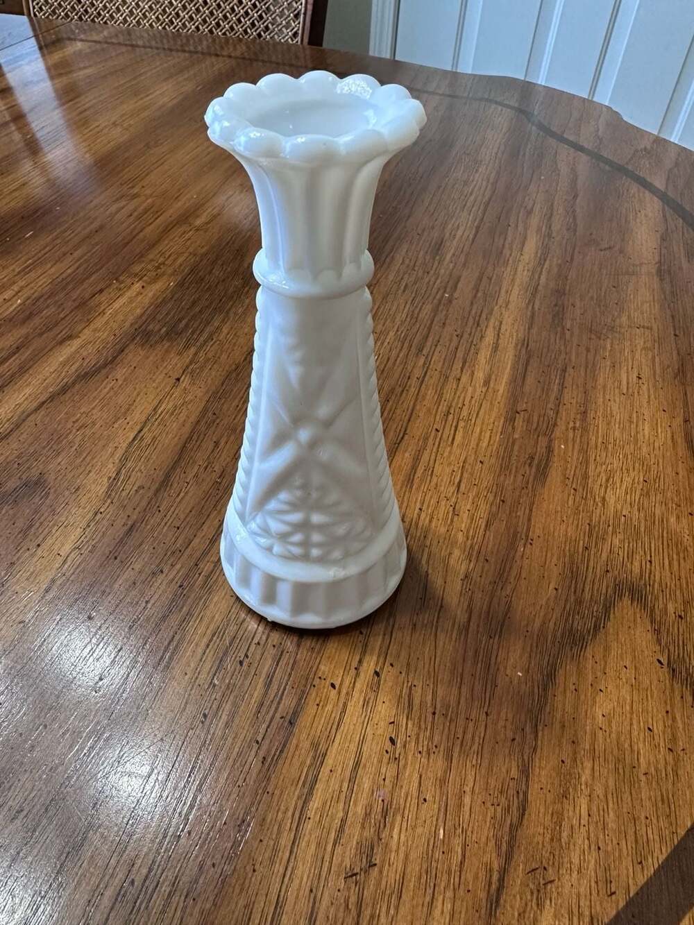 Vintage Anchor Hocking Milk Glass Bud Vase